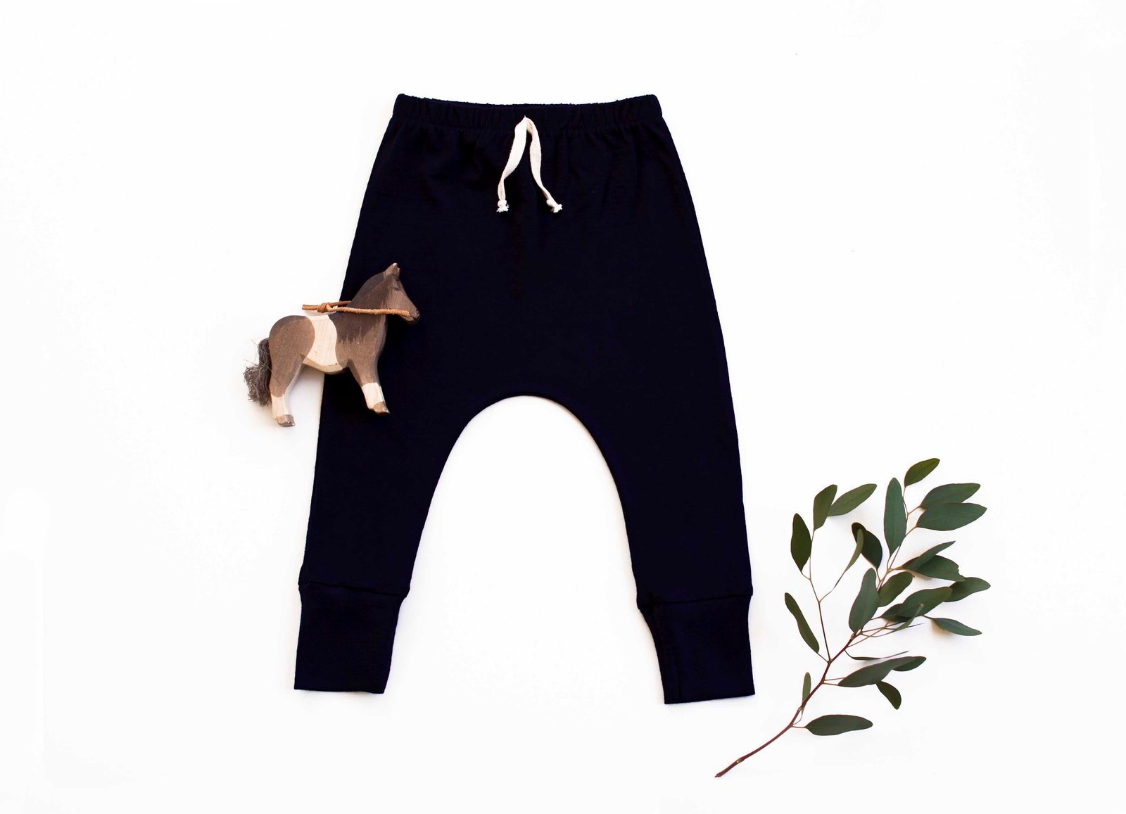 Image of 'Basic range' merino pants midnight