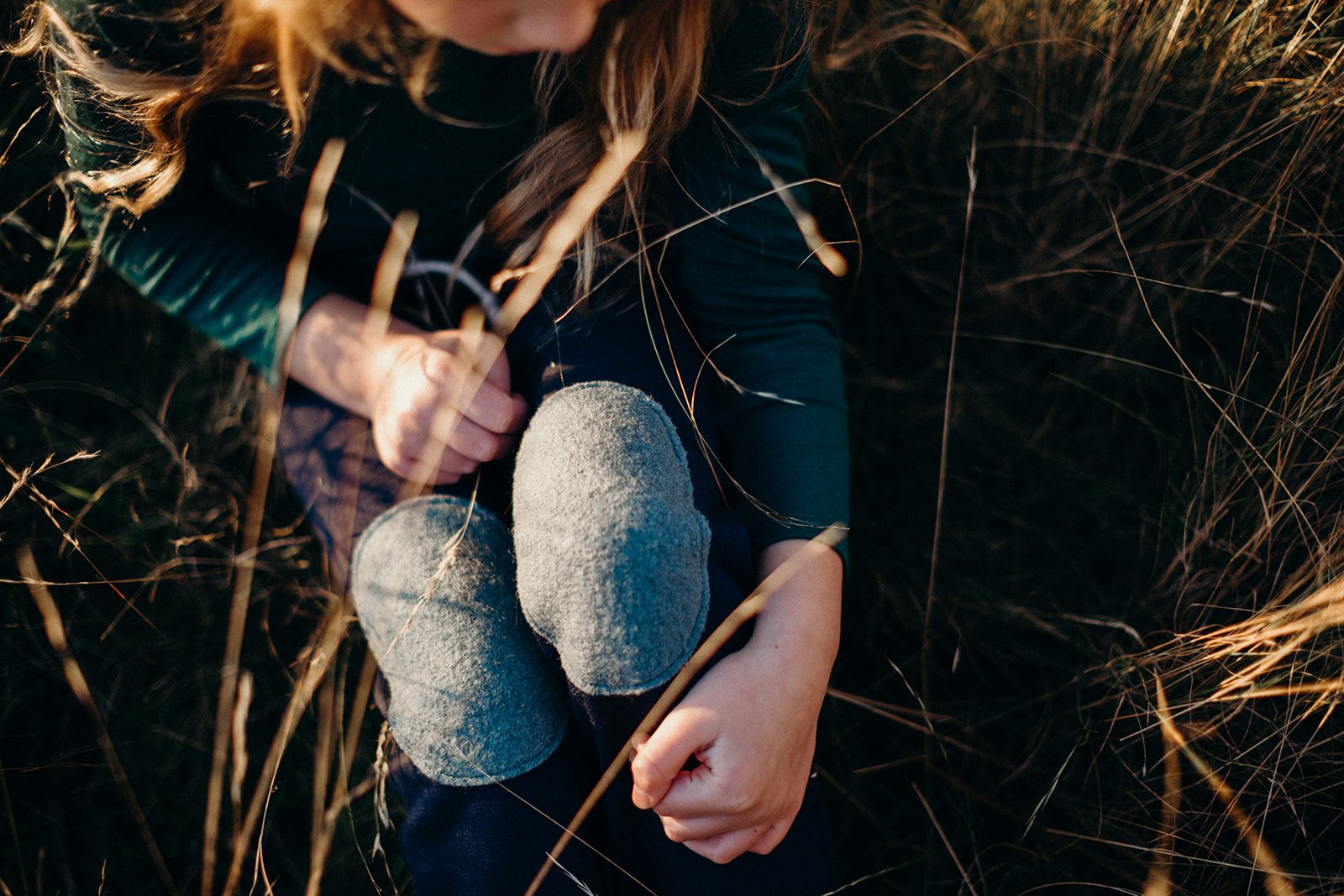 Image of Bluegum merino fleece pants 