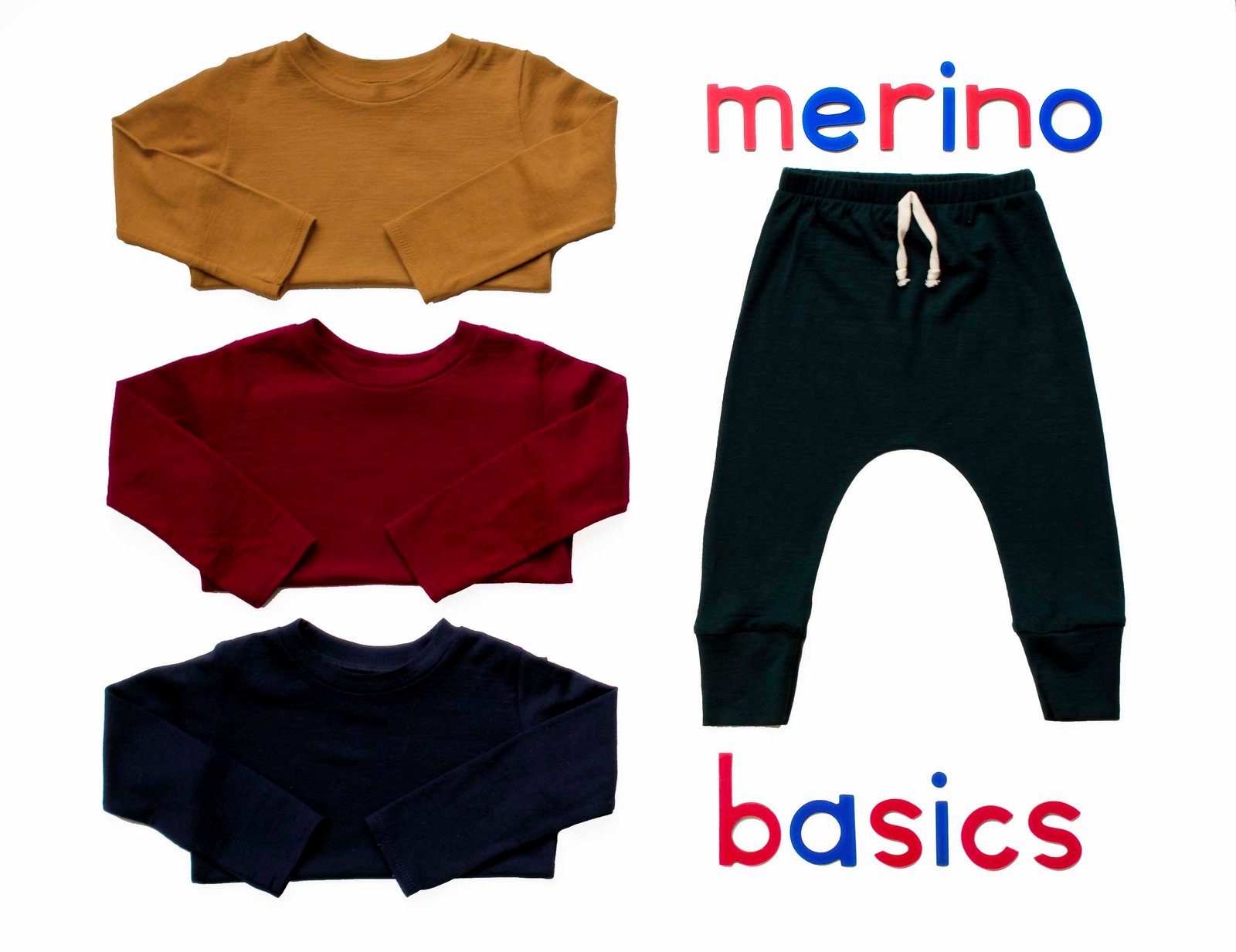 Image of Merino 'Basics range' Tops